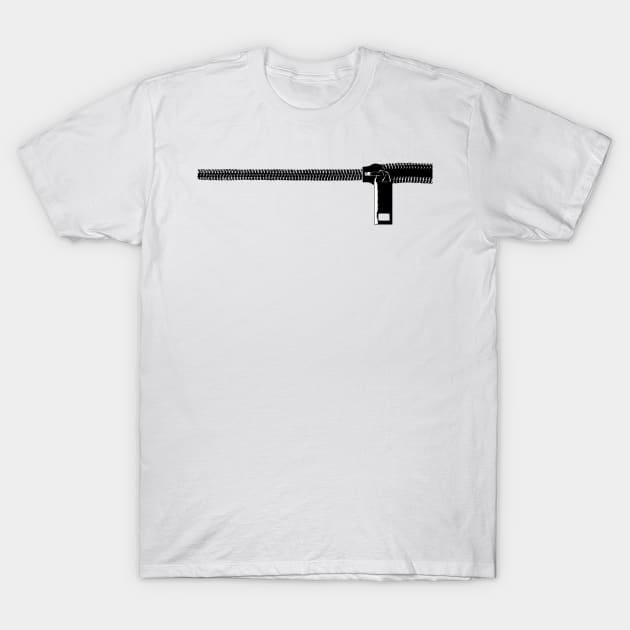 Zipper T-Shirt by adrianbrockwell